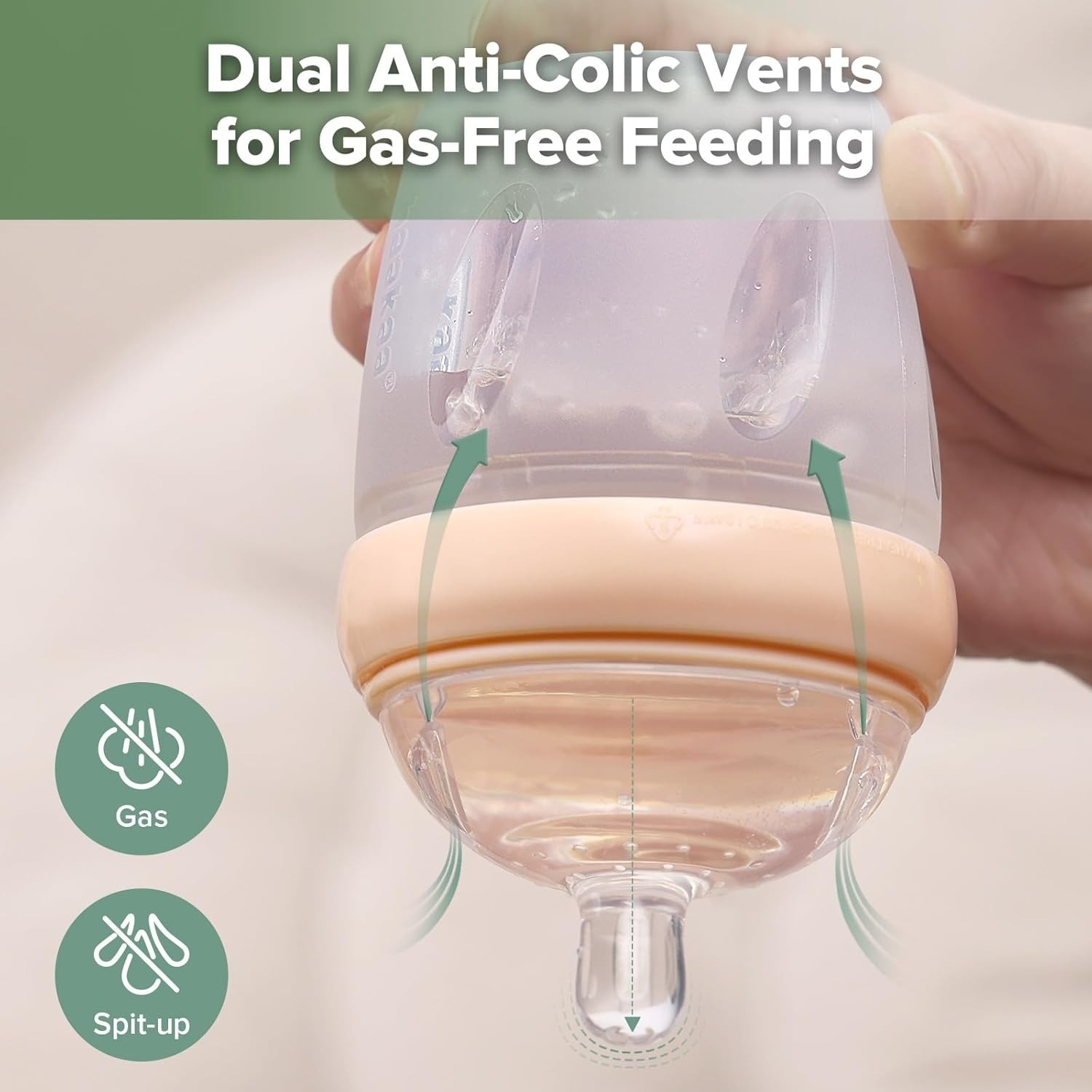 Haakaa GEN 3 Silicone Baby Bottle 160ML - Grey