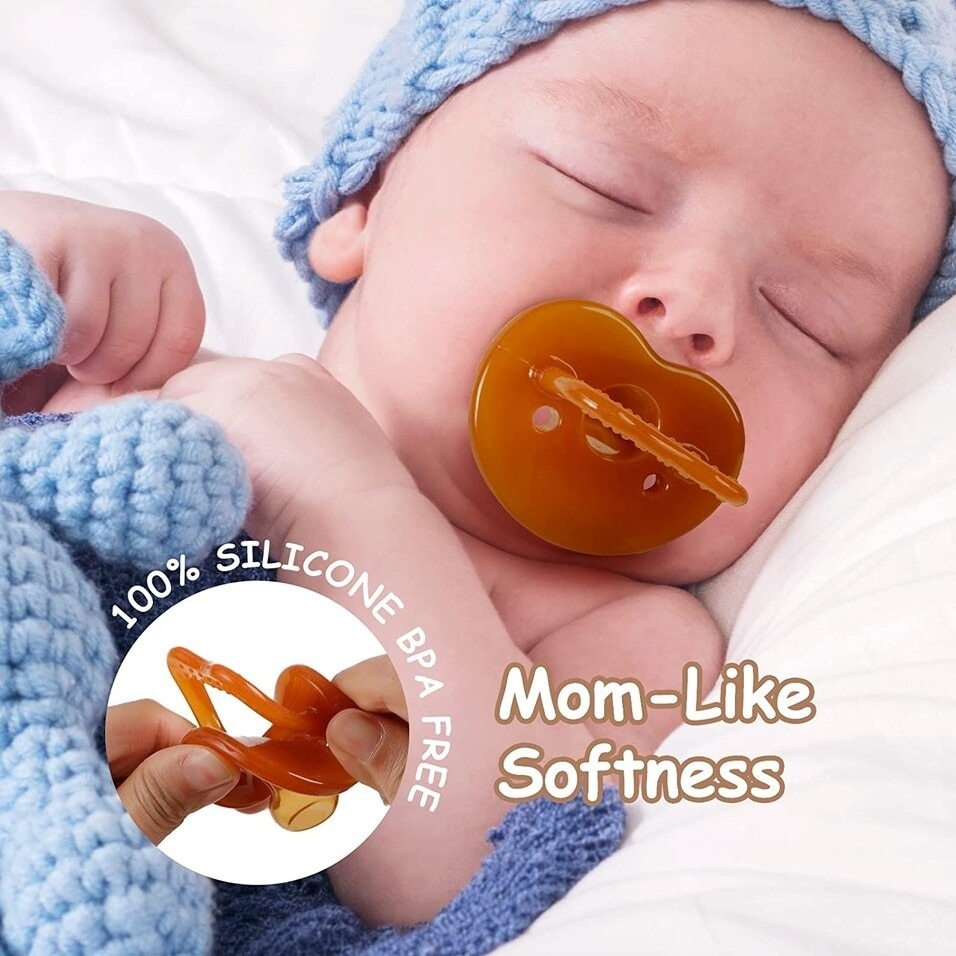 HaaKaa Silicone Pacifier - Amber (3 Months+)