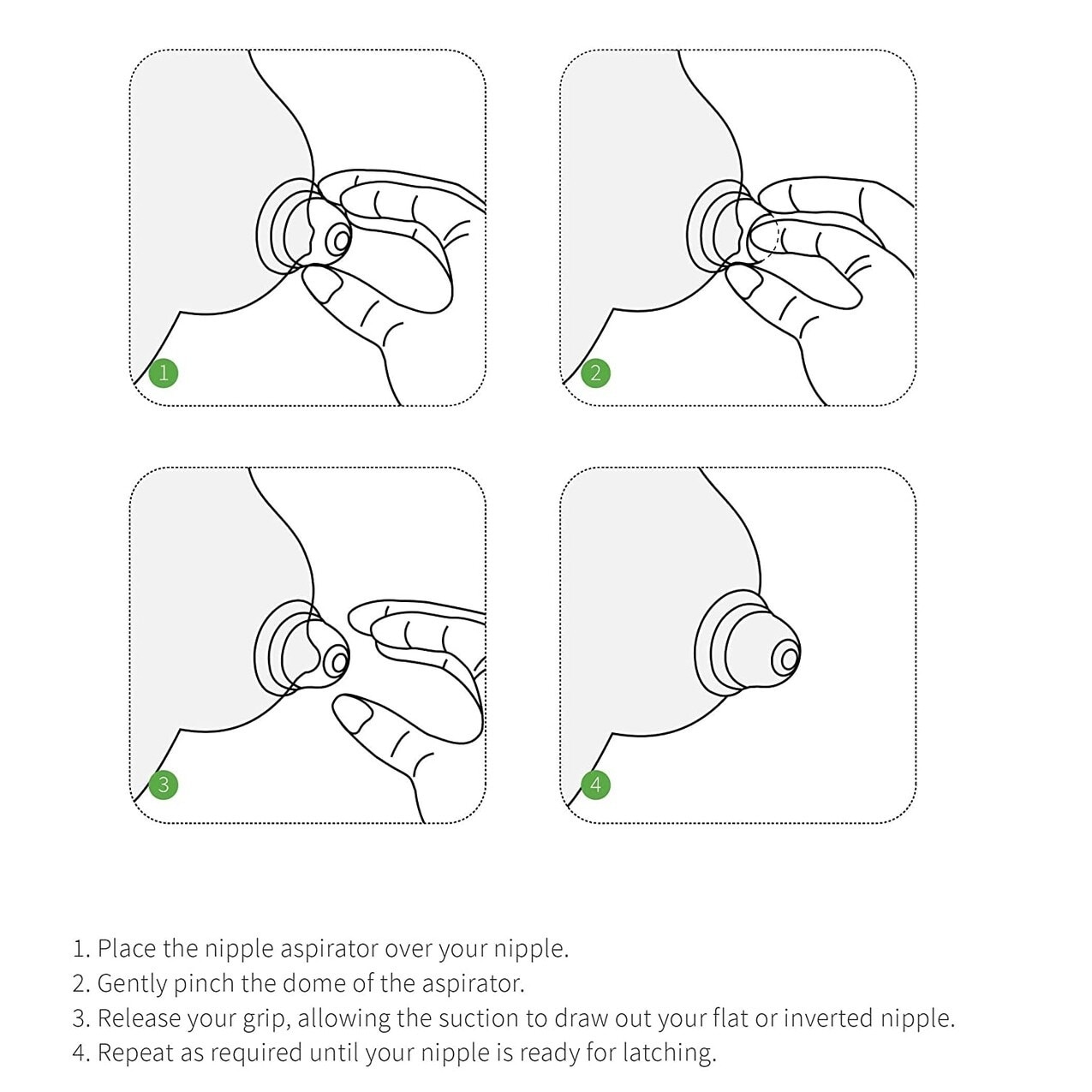HaaKaa Silicone Inverted Nipple Aspirators (2pcs)
