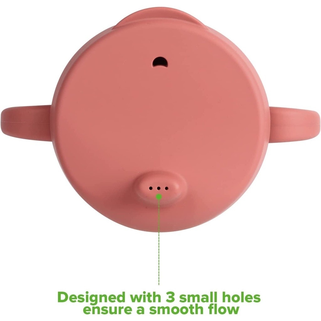 HaaKaa Silicone Sip-N-Snack Cup (250ml) - Suva Grey