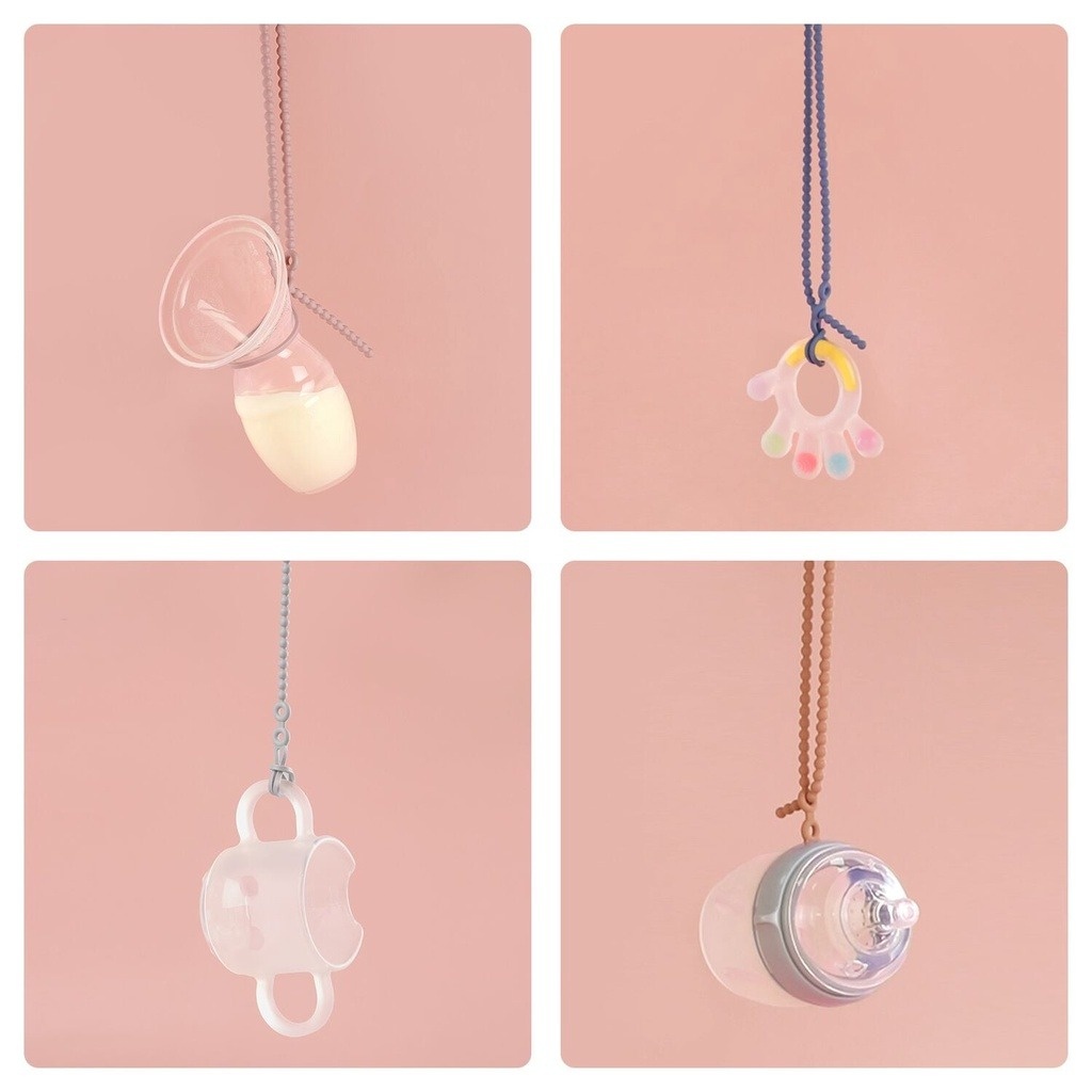 Haakaa Silicone Breast Pump Strap - Suva Grey