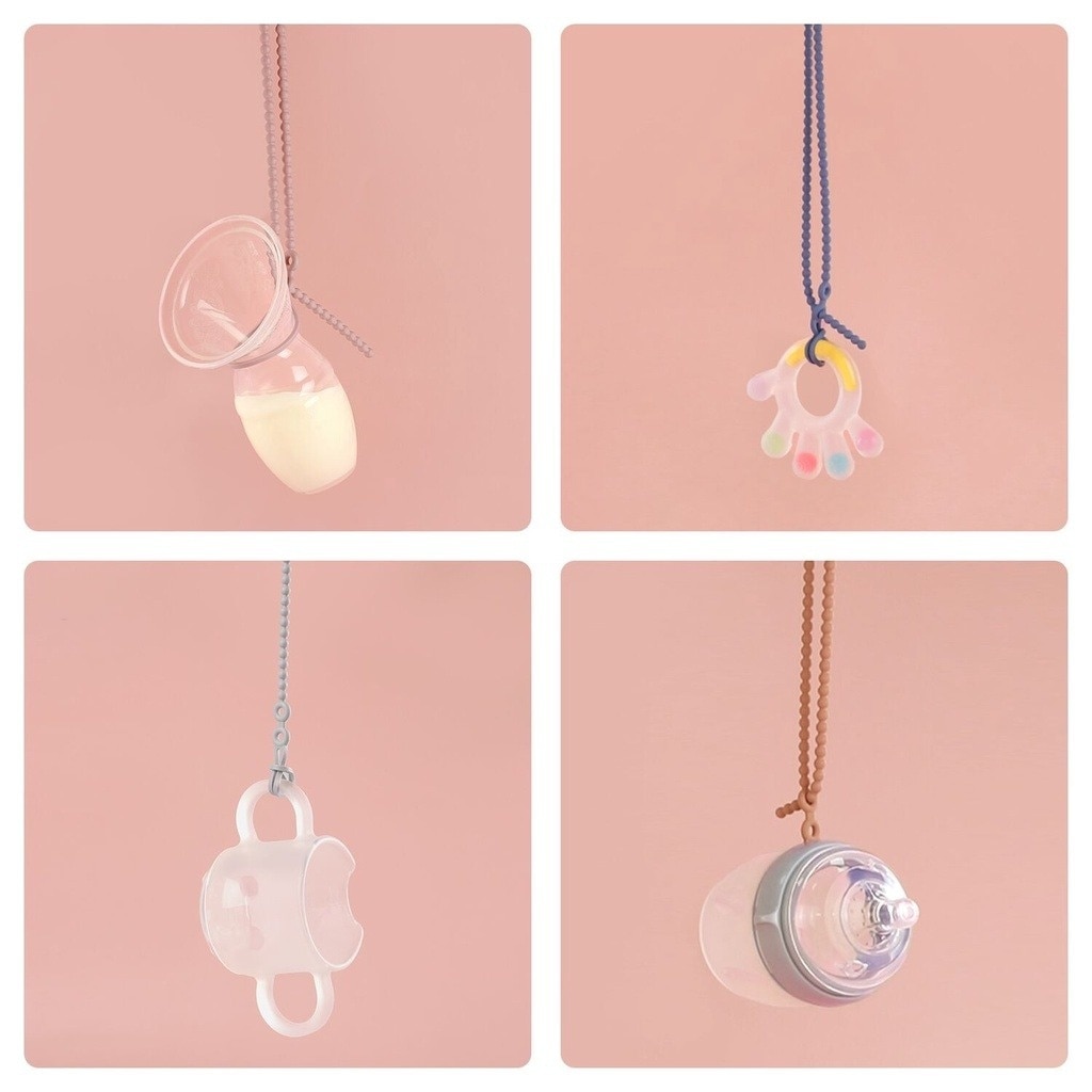 Haakaa Silicone Breast Pump Strap - Rust