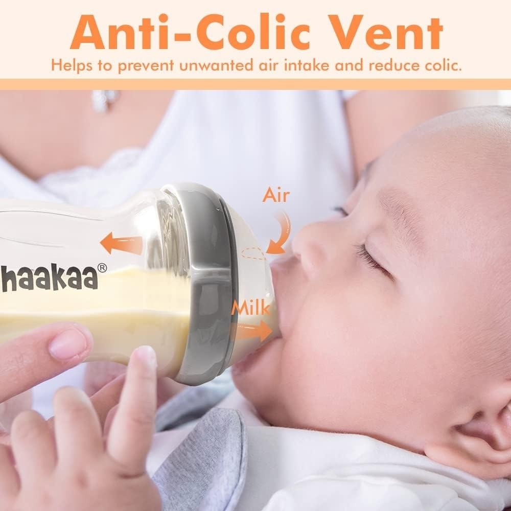 Haakaa Gen 3 Silicone Orthodontic Bottle Nipple (Slow Flow) - 2pcs