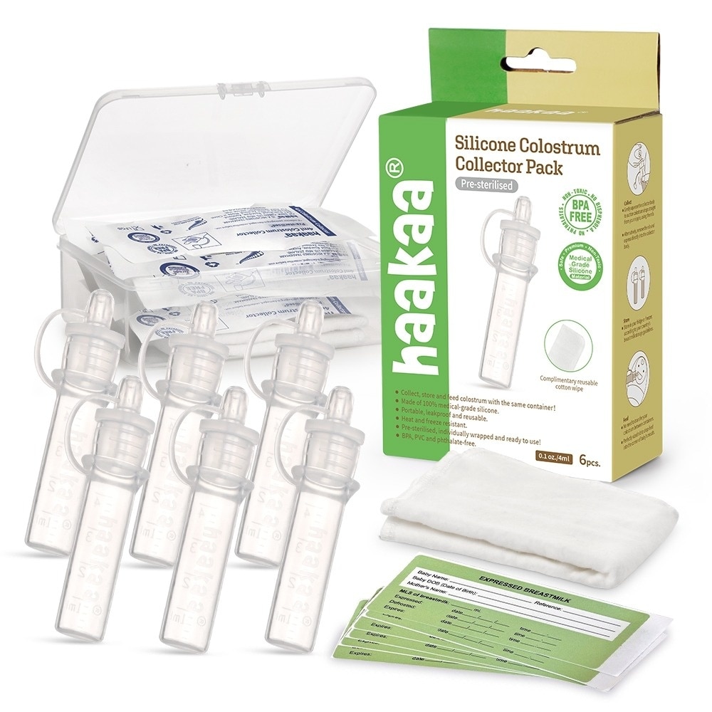 HaaKaa Silicone Colostrum Collector - Pre-steril 4ml (6pc)