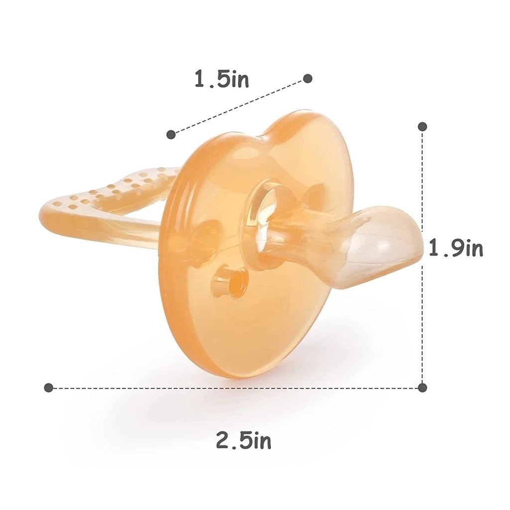 Haakaa Silicone Dummy Apricot ( 3 Months+ )