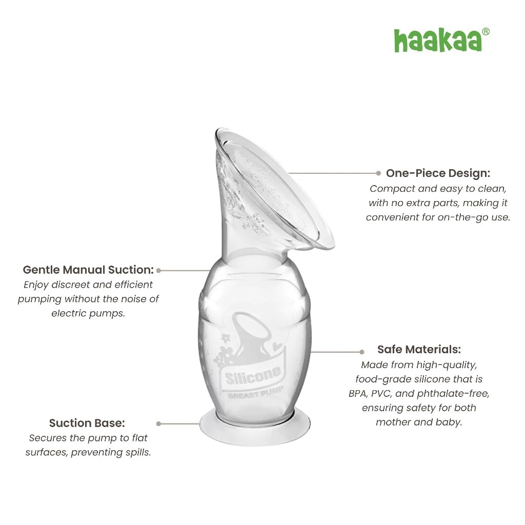 Gen 2 Silicone Breast Pump - 150ML Combo