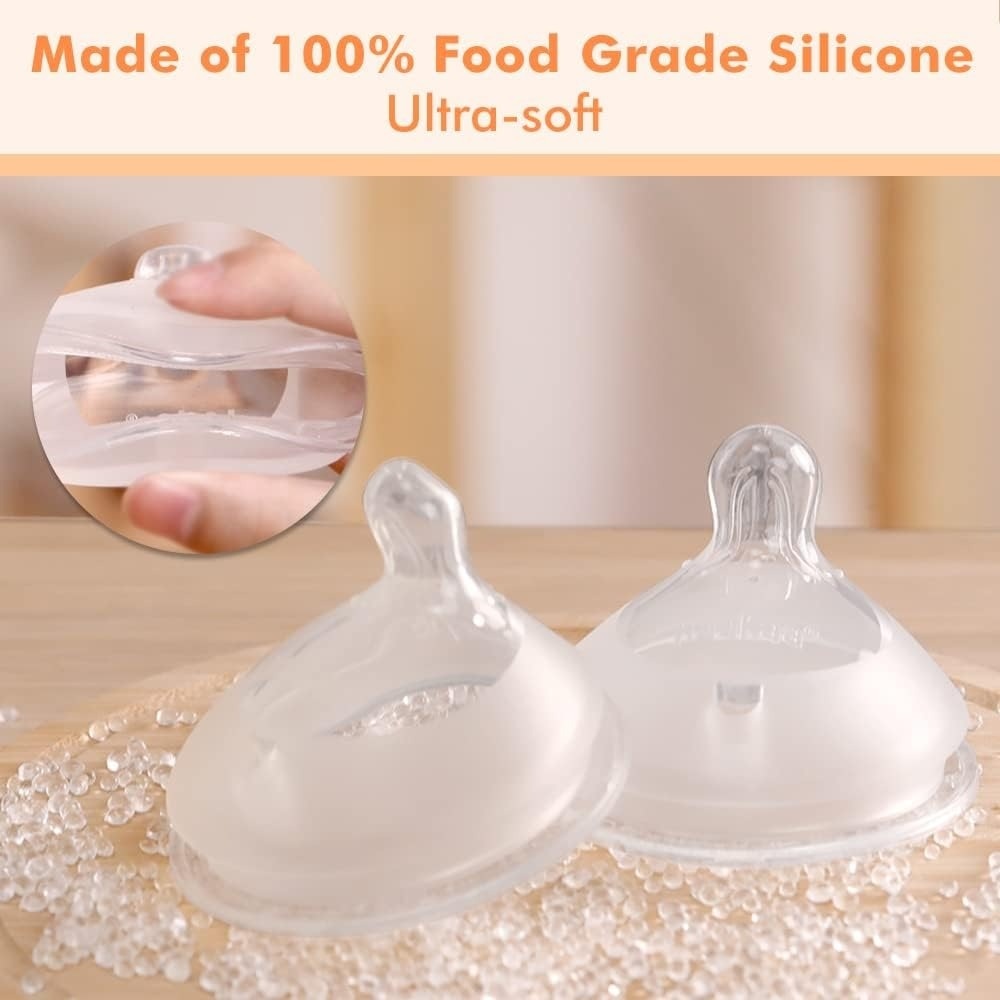 Haakaa Gen 3 Silicone Orthodontic Bottle Nipple (Slow Flow) - 2pcs