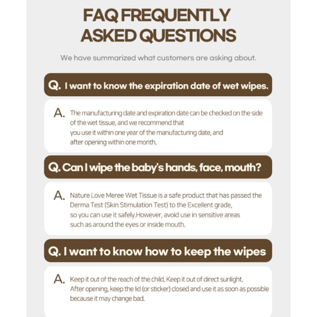 NATURE LOVE MERE From Nature Propolis Baby Wet Wipes 80s