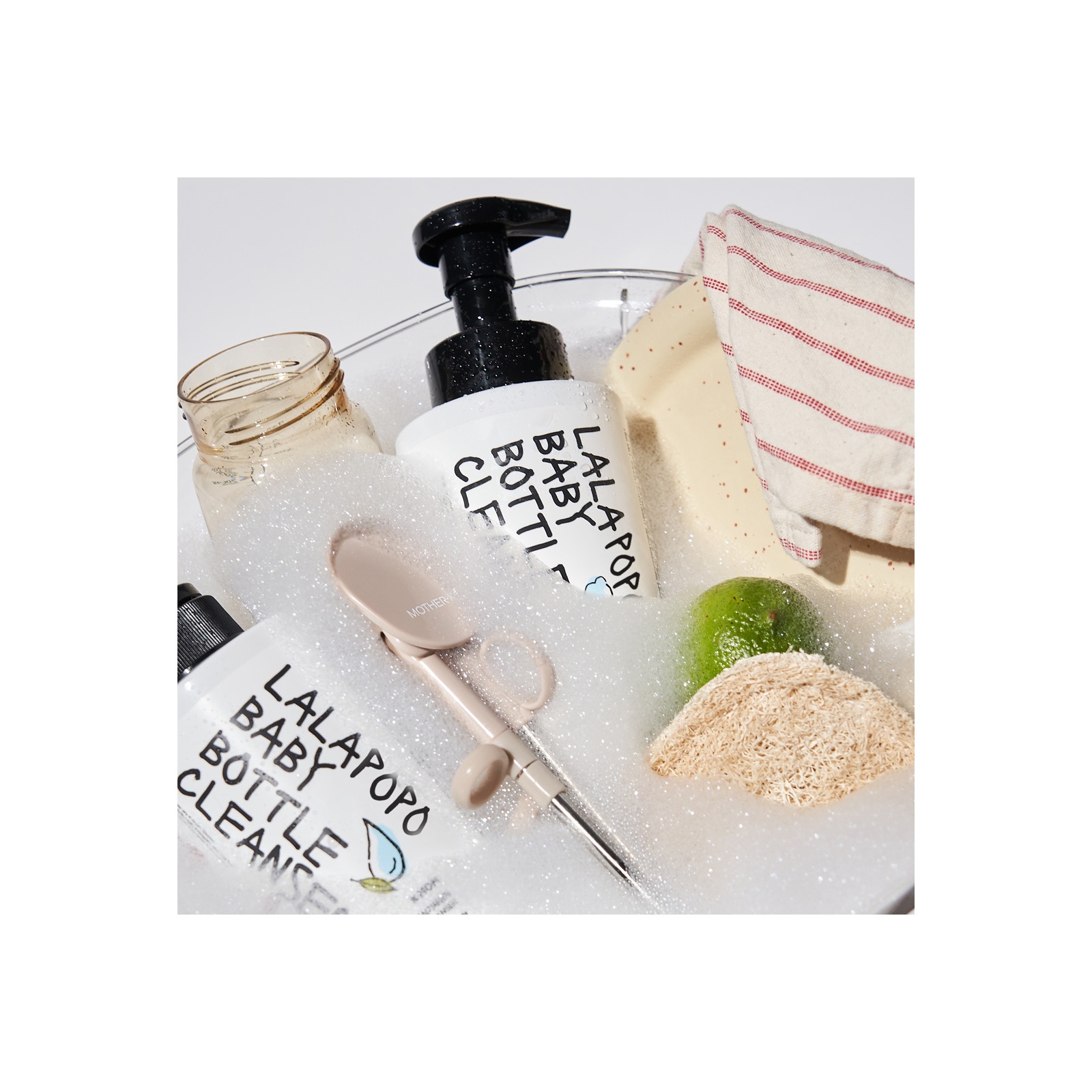 K-Mom Lalapopo Baby Bottle Cleanser Bubble - 500ML image