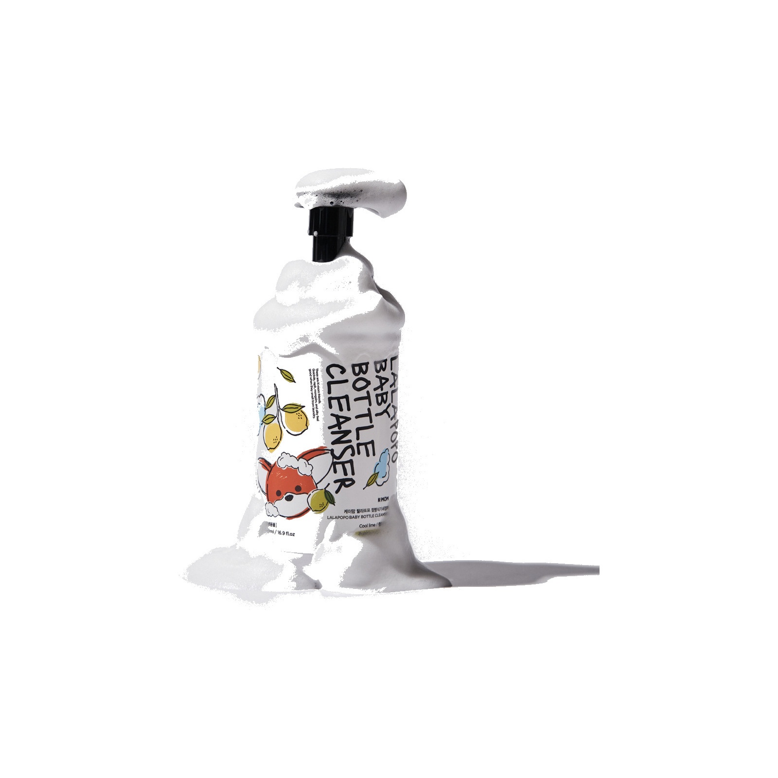 K-Mom Lalapopo Baby Bottle Cleanser Bubble - 500ML image