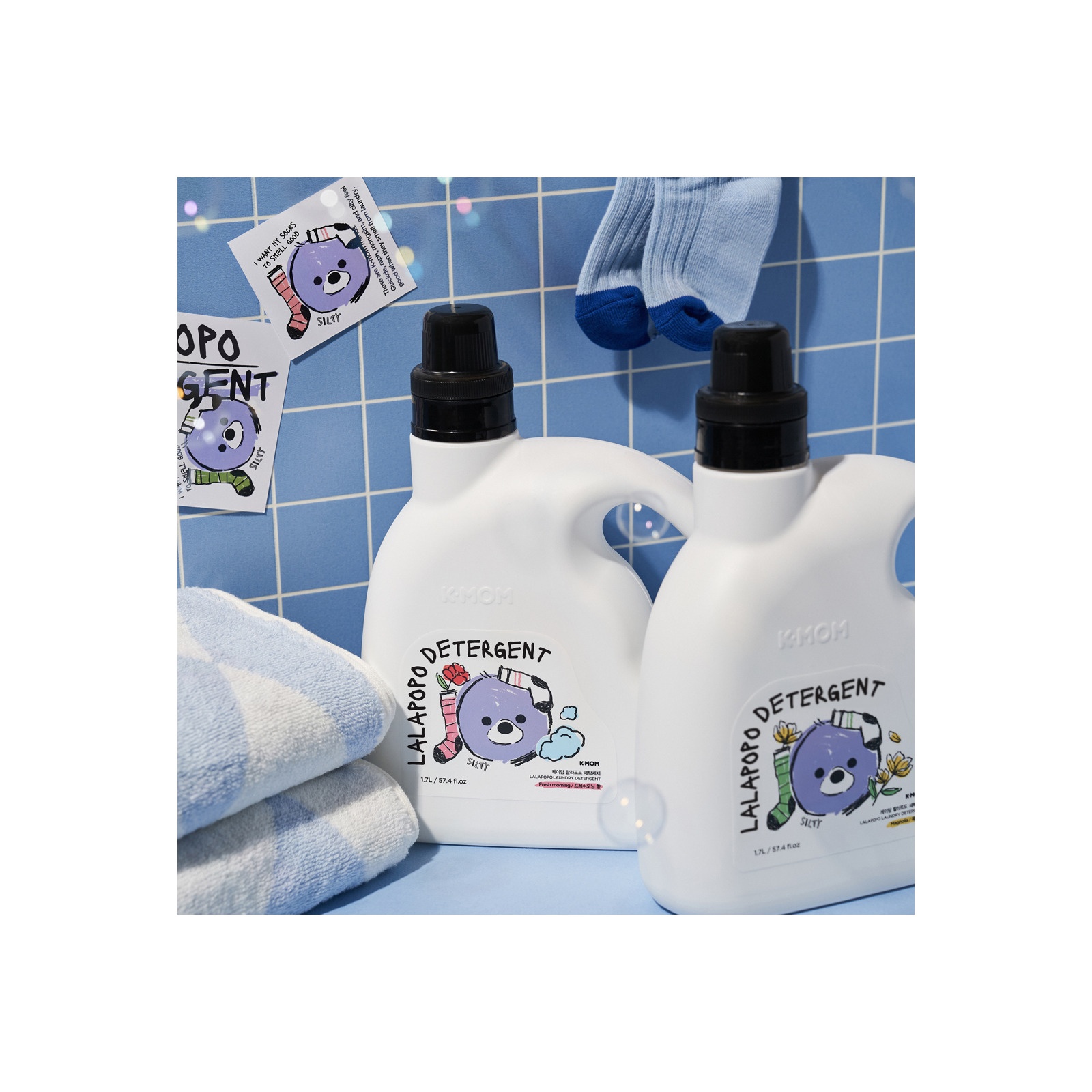 K-Mom Lalapopo Laundry Detergent Magnolia- 1.7L image