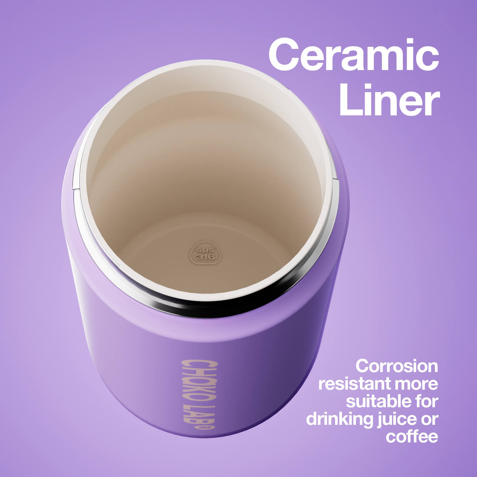 Chako Lab KaDa Cup (550ml) Purple image