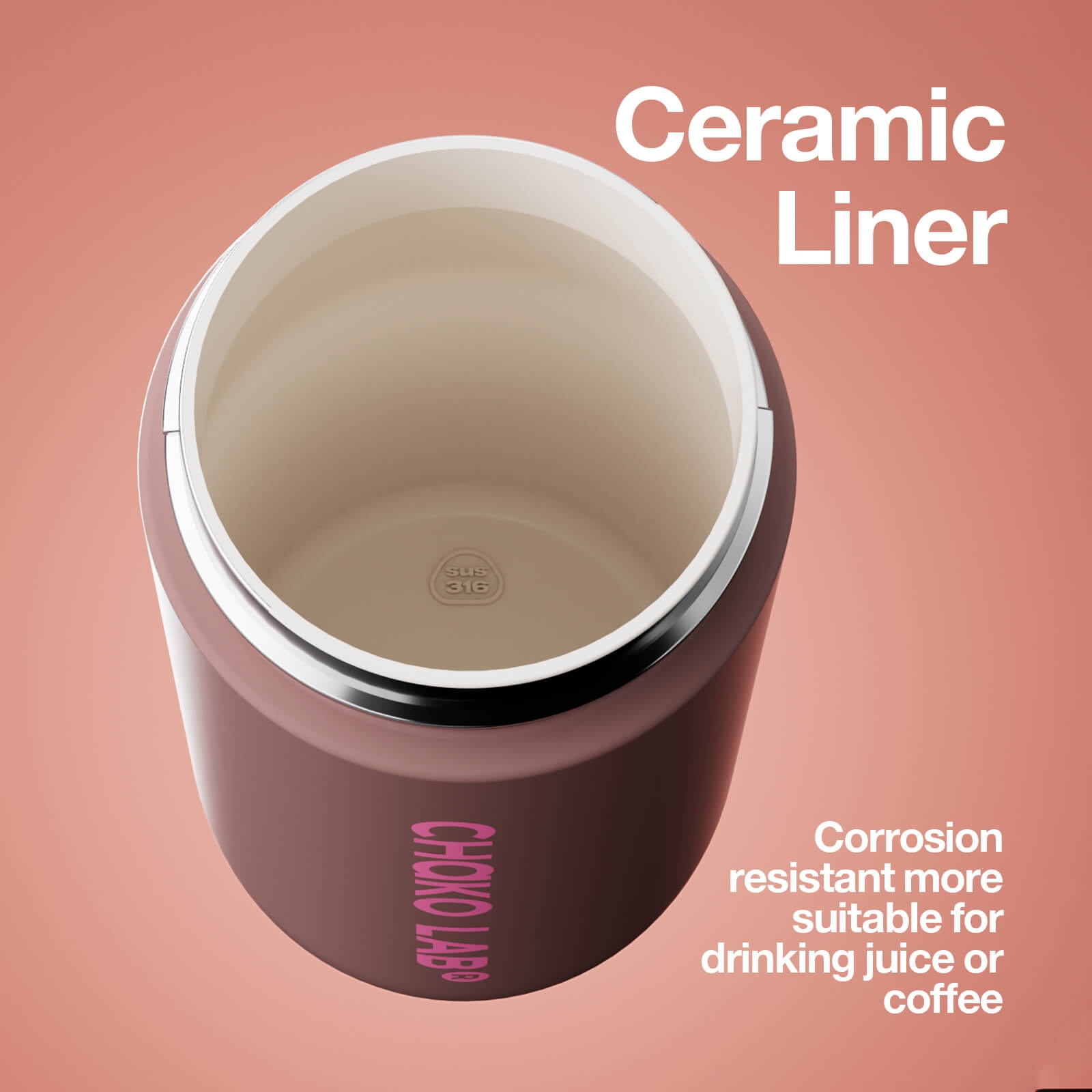 Chako Lab KaDa Cup (550ml) Brown image
