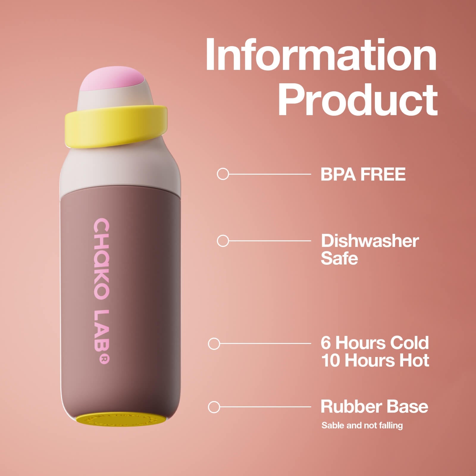 Chako Lab KaDa Cup (550ml) Brown image