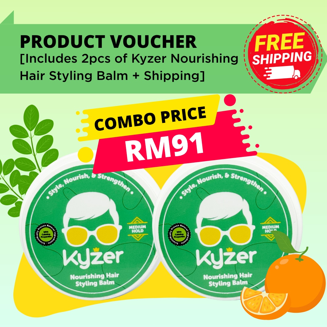 KYZER Nourishing Hair Styling Balm Combo 2x50g Voucher