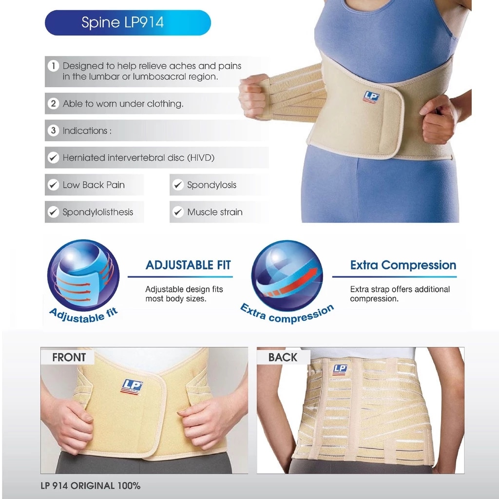 LP Support LP914 Sacro Lumbar Support (S)