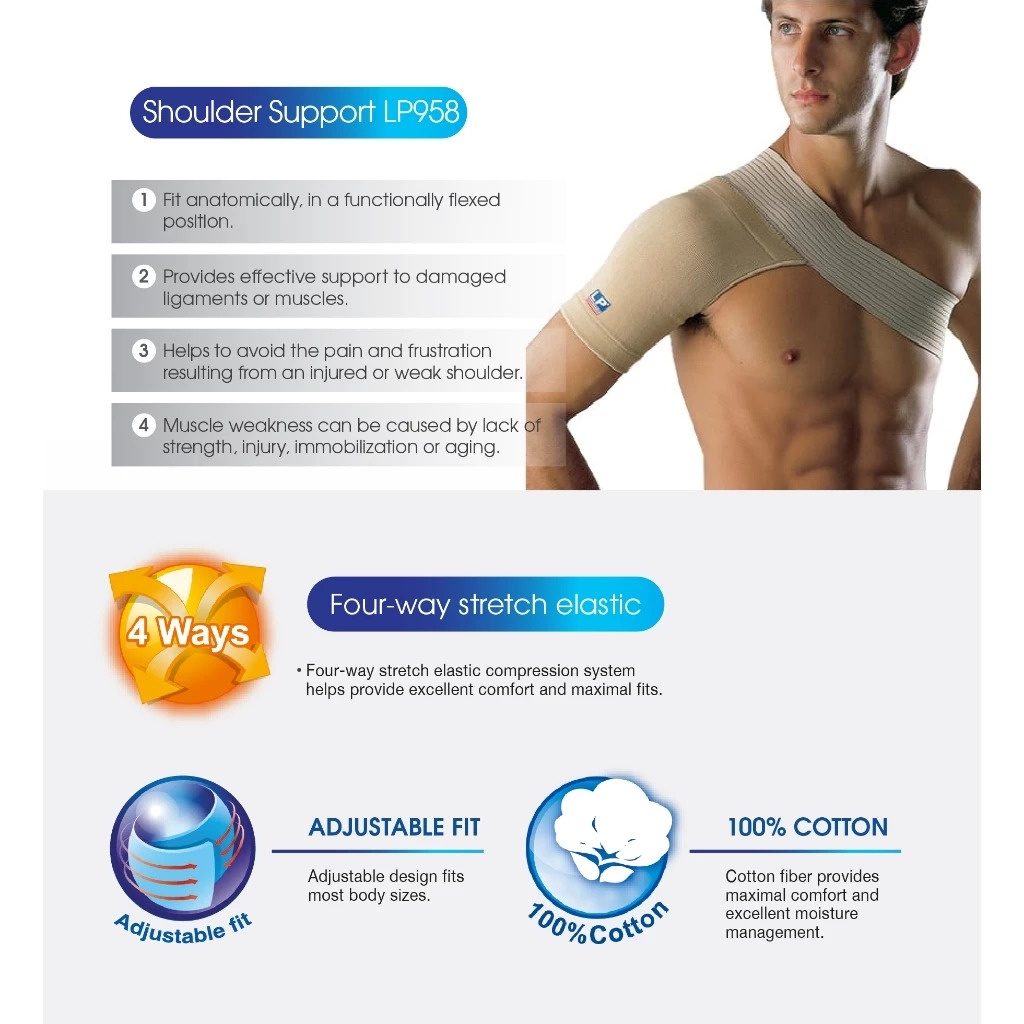 LP Support LP958 Shoulder Support 1s (Size S) image