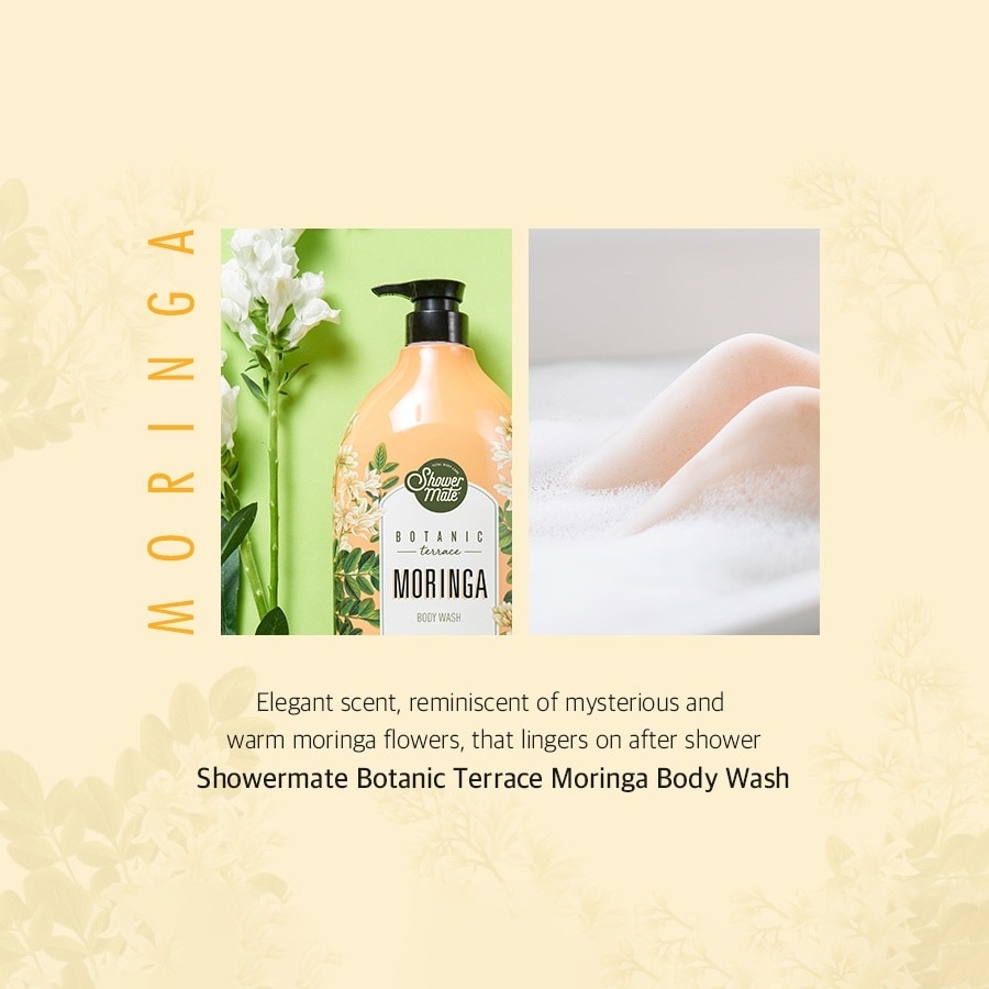 Kerasys Showermate Botanic Body Wash - Moringa (1200ml)