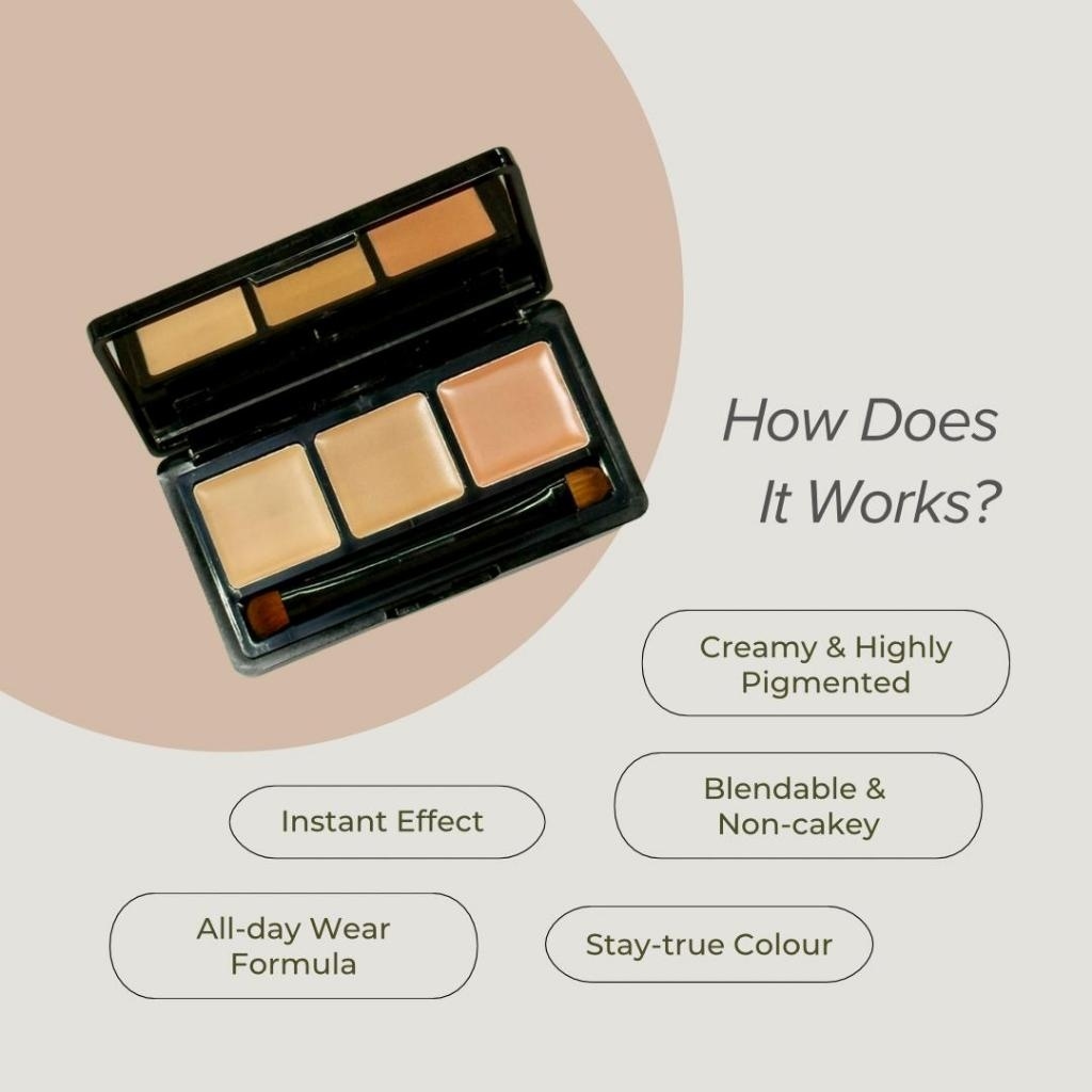 Shero Flawless Touch Tri-Colour Concealer