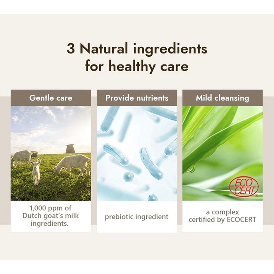 Showermate Goat Milk Body Wash - Strawberry (800ml)