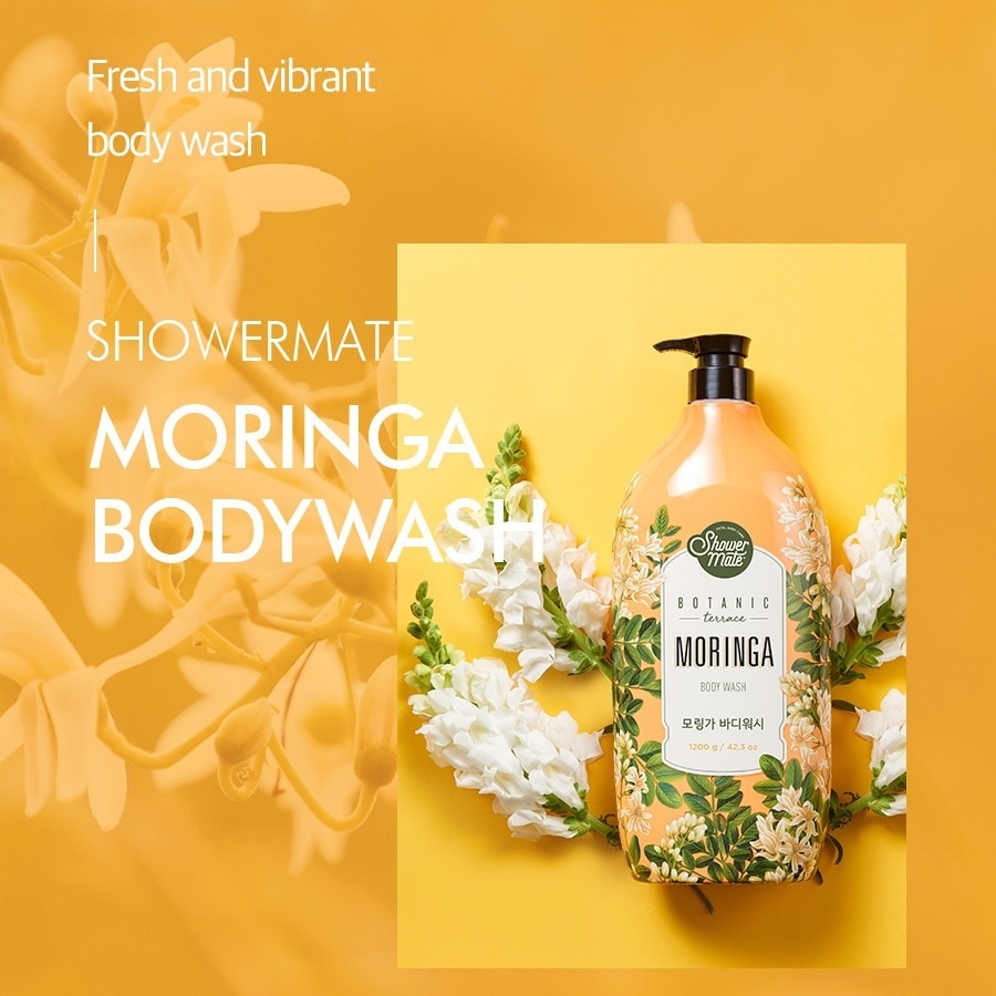 Kerasys Showermate Botanic Body Wash - Moringa (1200ml)