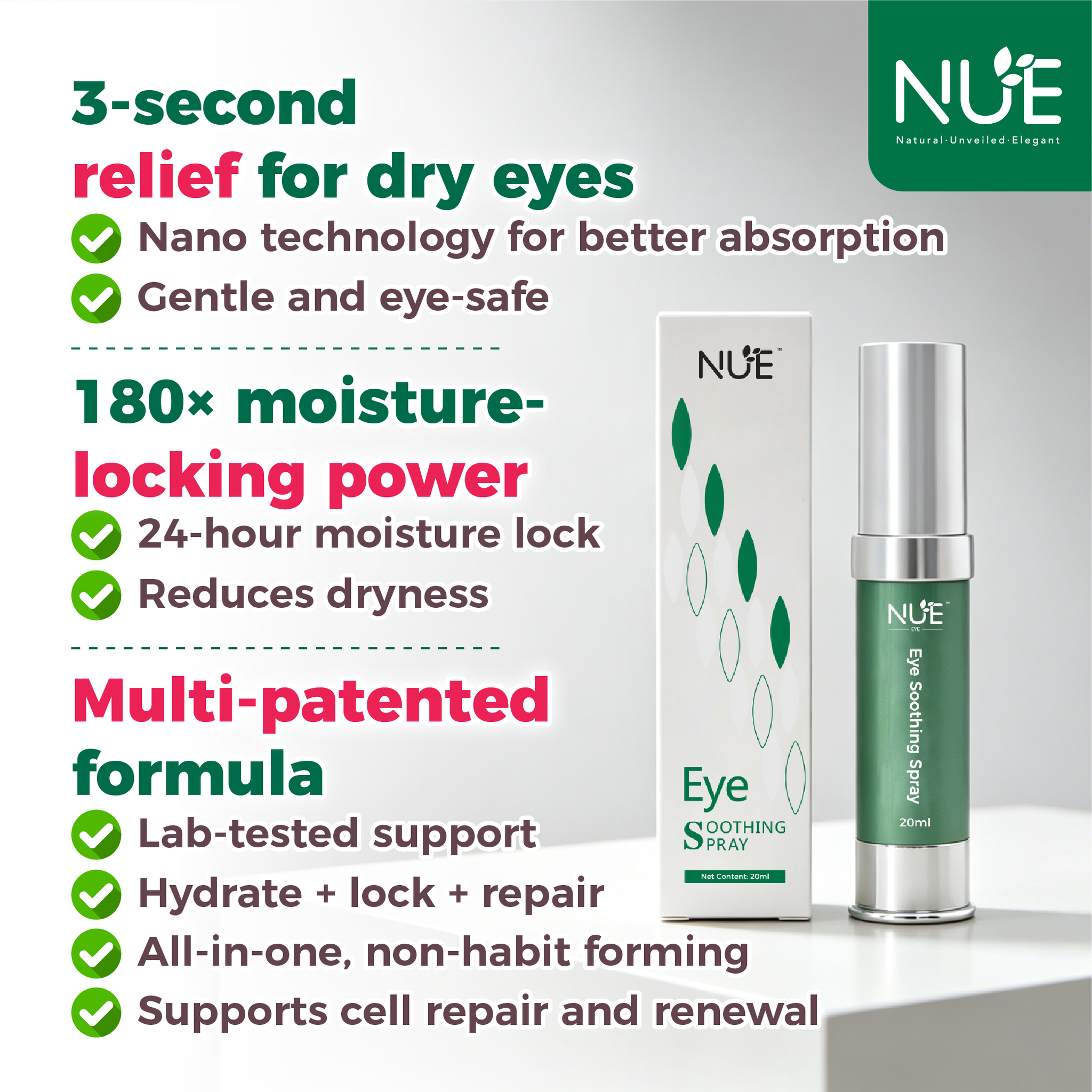 NUE EYE SOOTHING SPRAY image