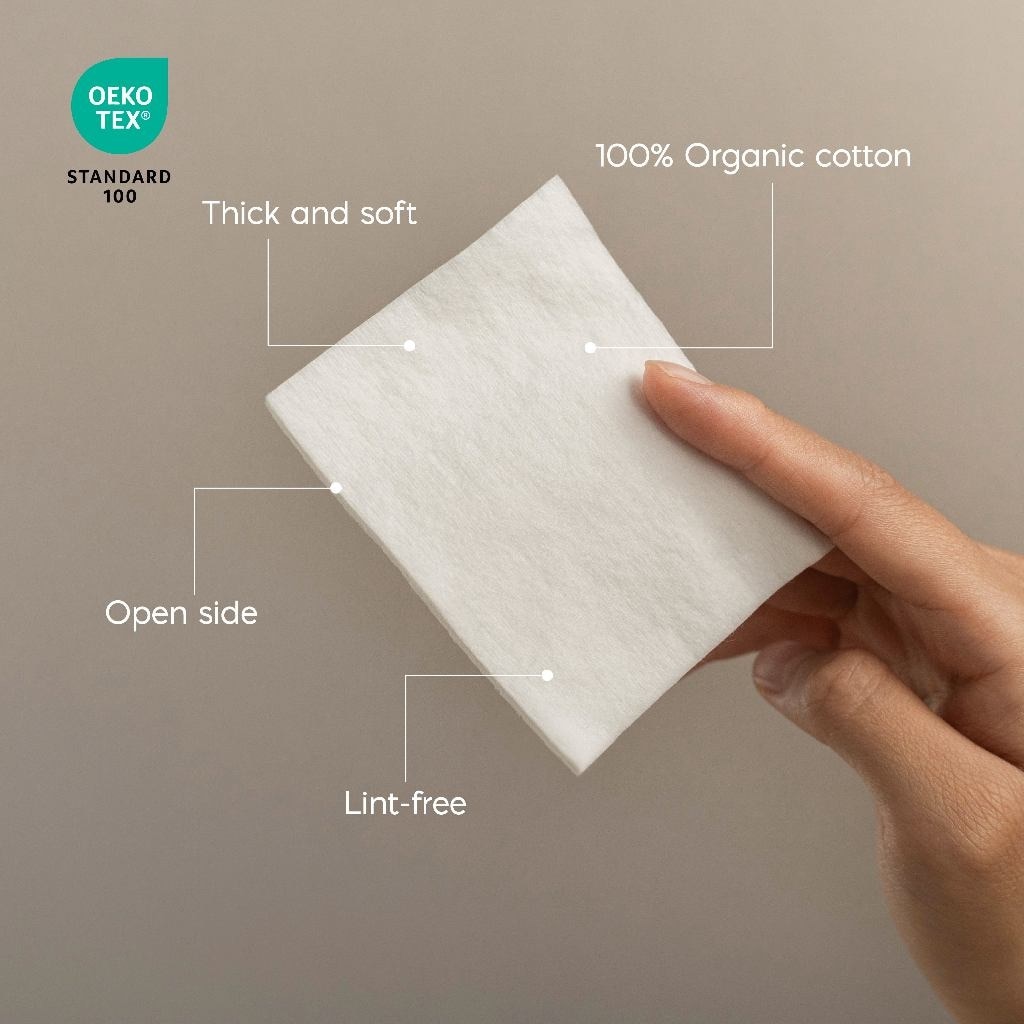 LilyBell Organic Cotton Puff 80 pcs