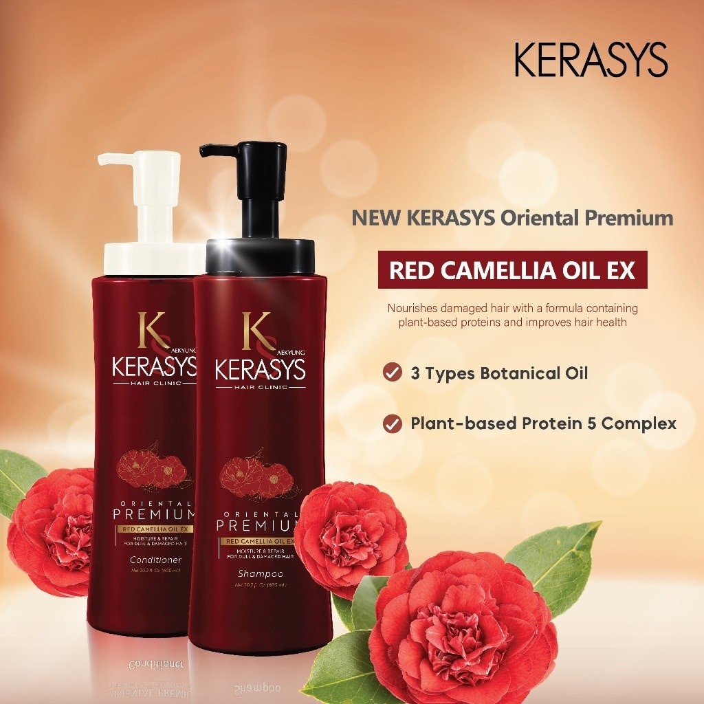 Kerasys Oriental Premium Shampoo & Conditioner (600ml)
