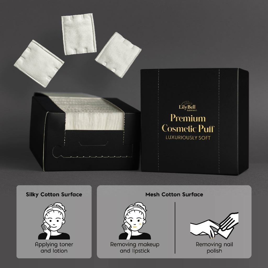 LilyBell Premium Cosmetic Puff 60 pcs