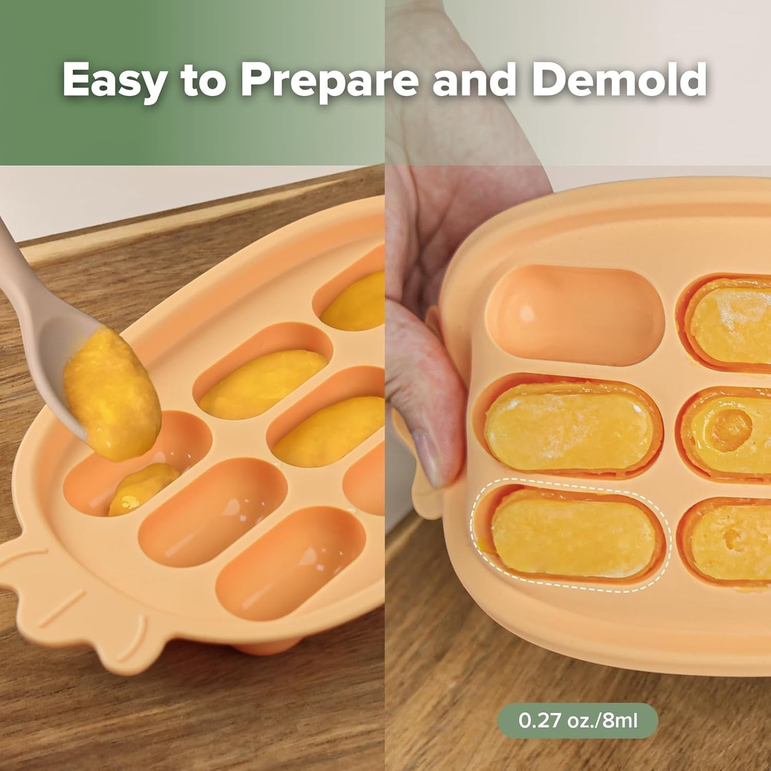 Haakaa Silicone Nibble Tray - Blush