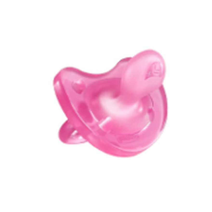 [Box Slighted Dented] Chicco Physio Soft Silicone Soother (6 16M) Pink image