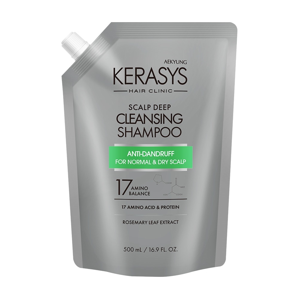 Kerasys Scalp Care Deep Cleansing Shampoo Refill Pack (500ml)