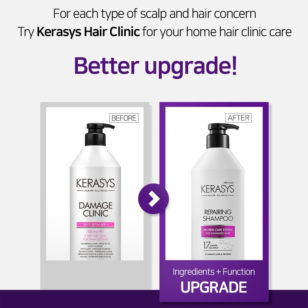Kerasys Damage Care Repairing Shampoo Refill Pack (500ml)
