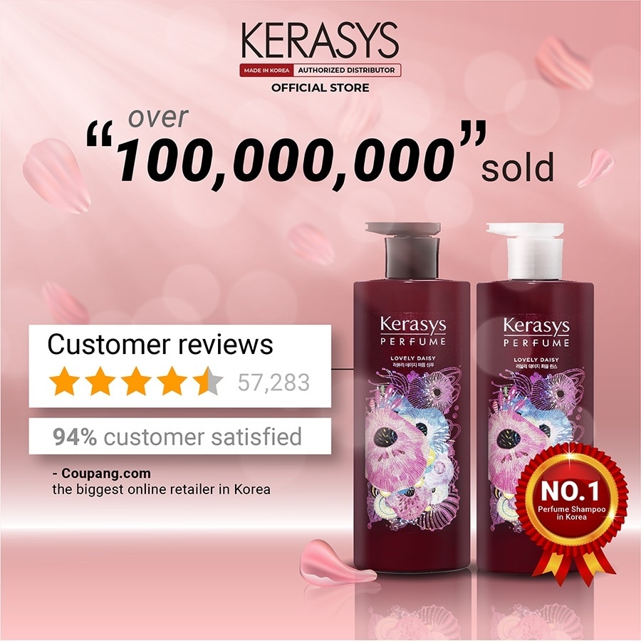 Kerasys Perfume Shampoo & Conditioner - Lovely Daisy (1 Set)