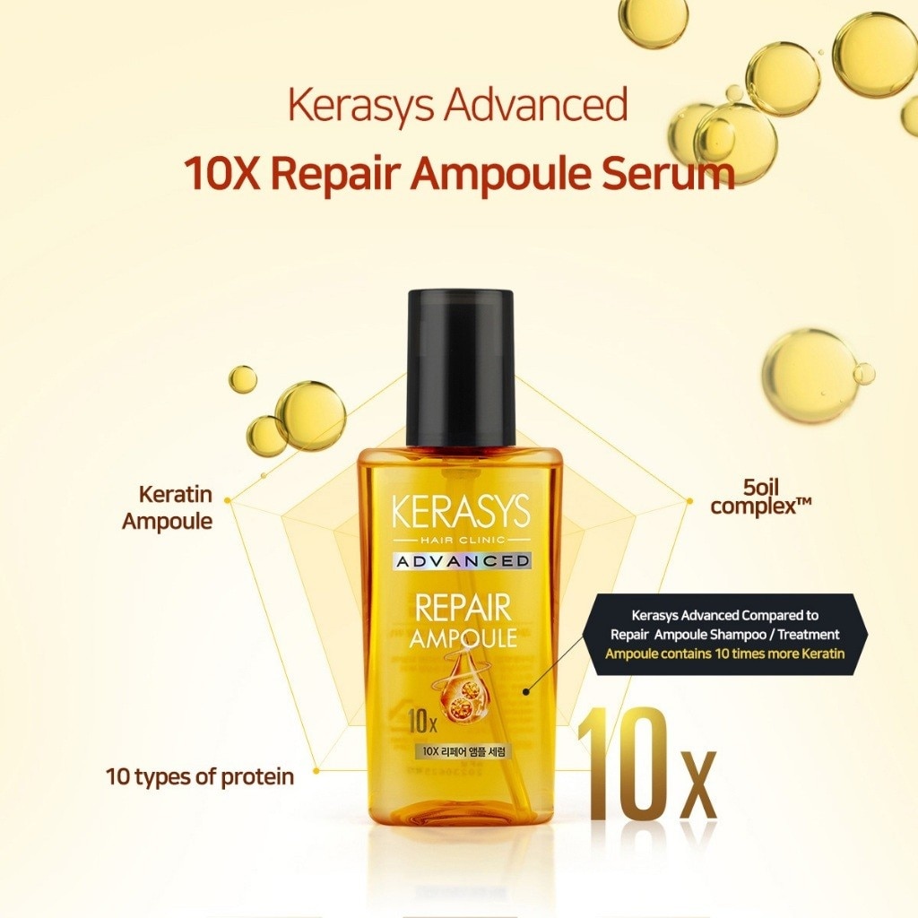 Kerasys Advanced Repair 10x Ampoule Hair Serum (80ml)