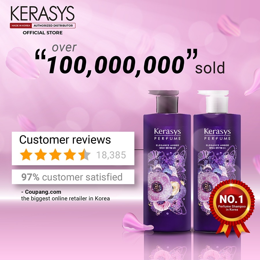 Kerasys Perfume Shampoo - Elegance Amber 600ml
