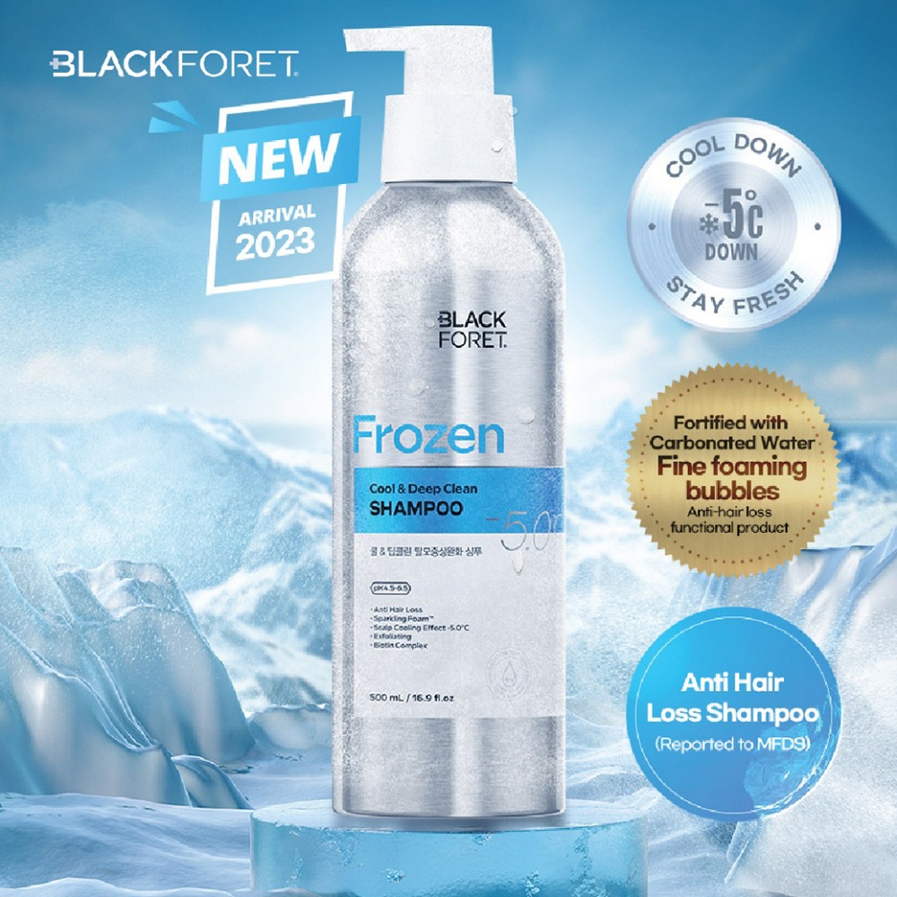 Kerasys Black Foret Frozen Cool And Deep Clean Shampoo (500ml)