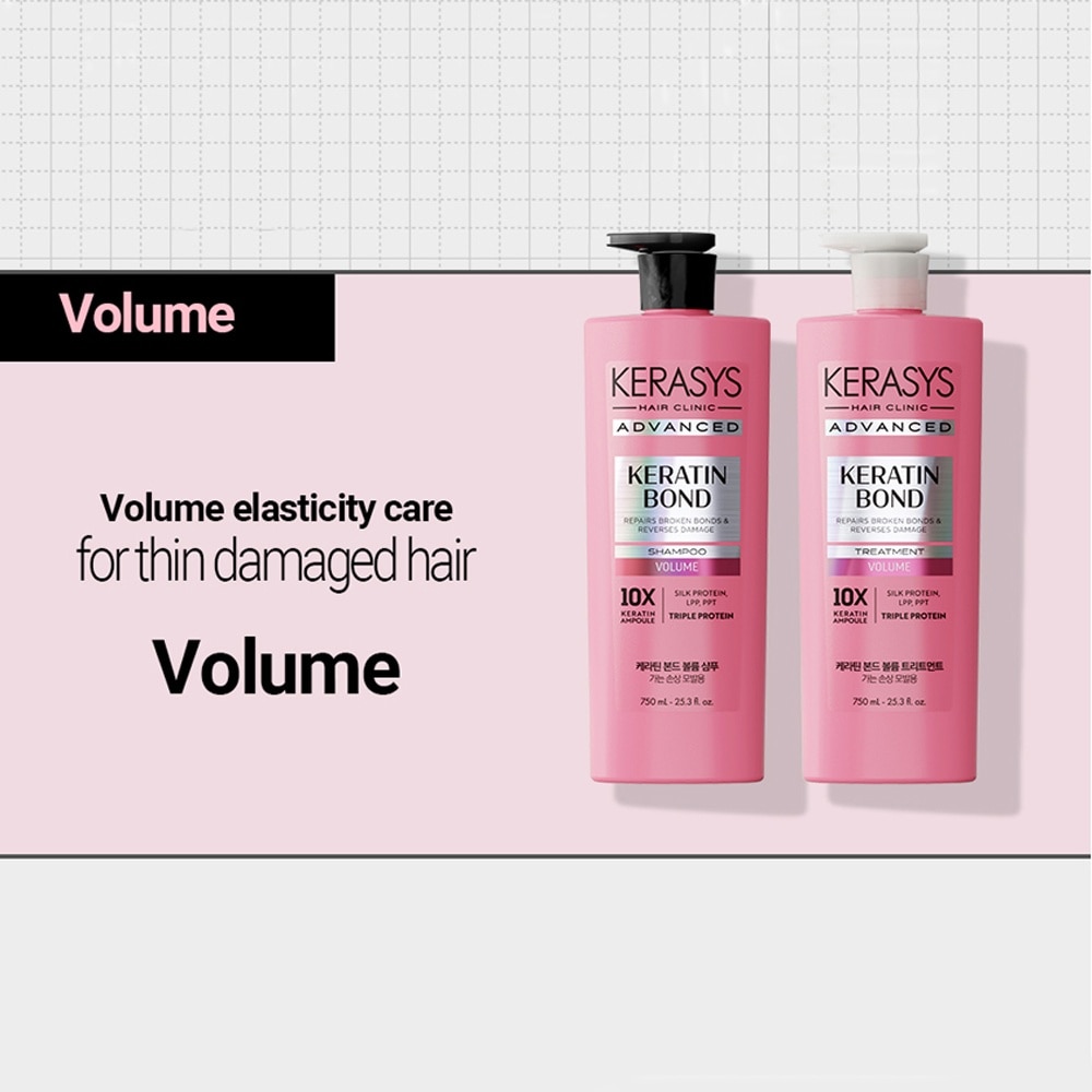 Kerasys Advanced Keratin Bond Volume Treatment (600ml)