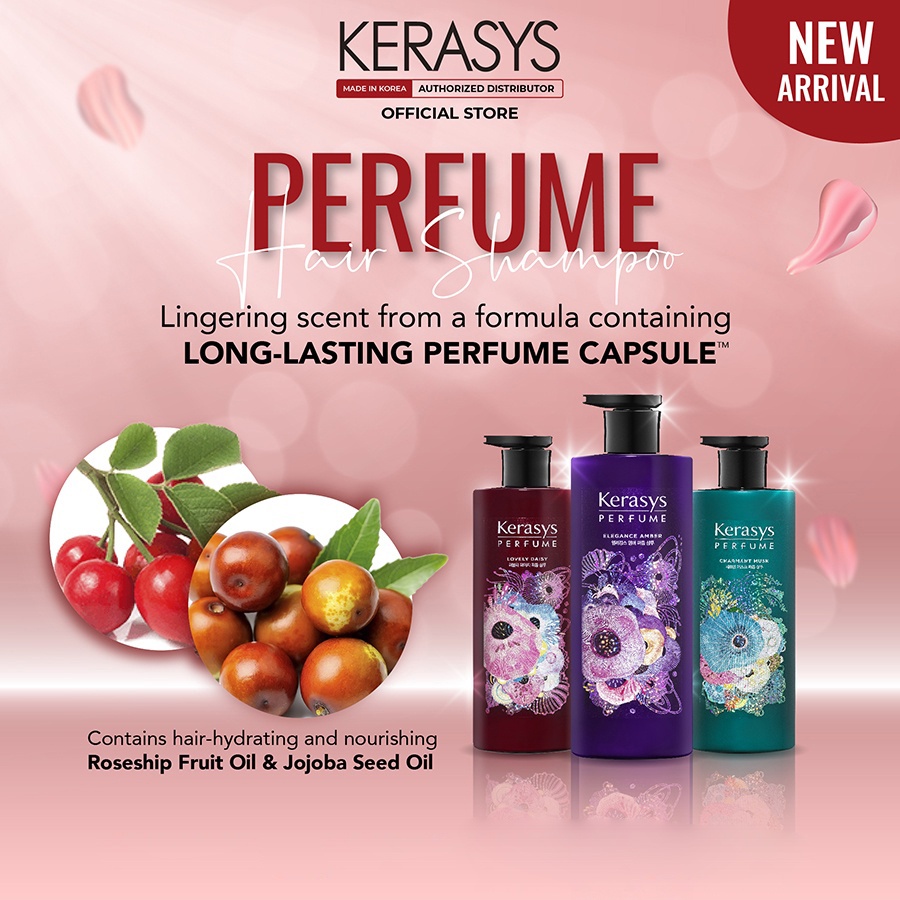 Kerasys Perfume Shampoo - Elegance Amber 600ml