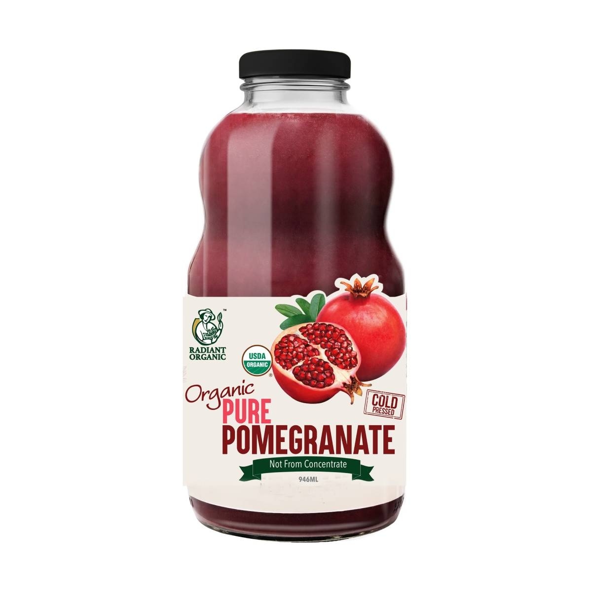Radiant Organic Pure Cranberry / Pure Pomegranate / Pure Tart Cherry Juice (946ml) image