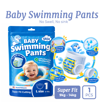 QBIE - Qbie Baby Swimming Diapers - L size ( 9kg-14kg ) image