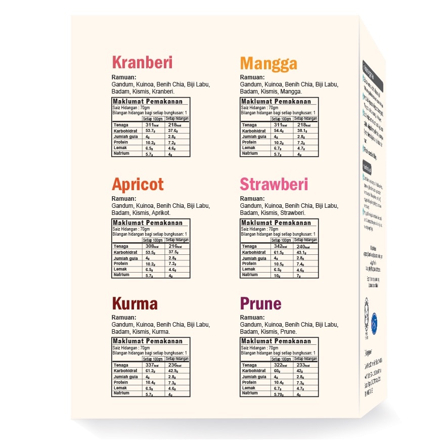 OVERNIGHT OAT 70GM x 6