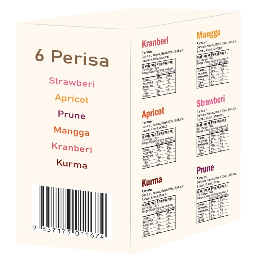 OVERNIGHT OAT 70GM x 6