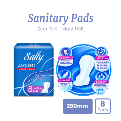 SALLY - Sally Sanitary Pads  Zero Feel Night Use 290mm image