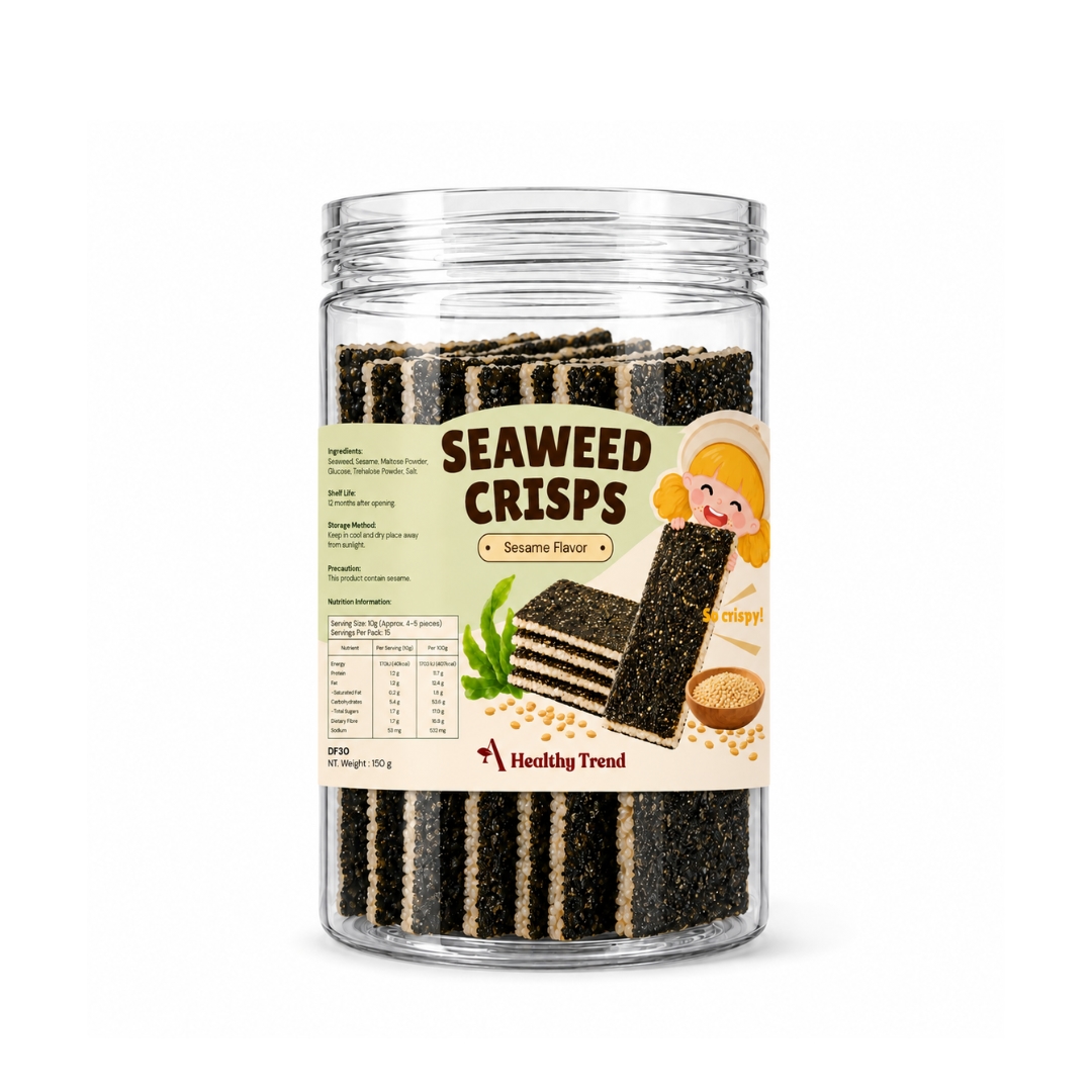 Dried Seaweed Crisps with Sesame flavor (150g) image