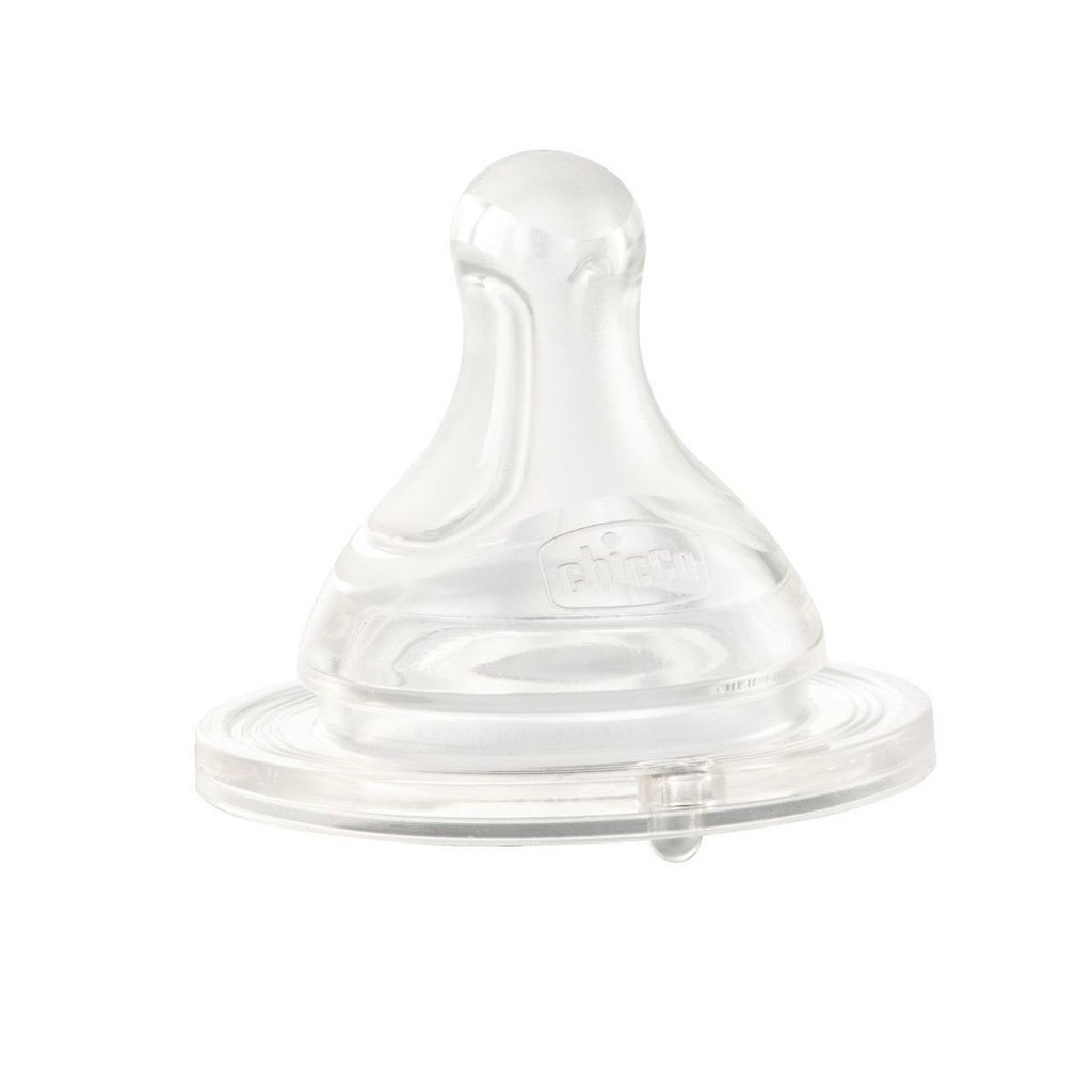 Chicco Physio Silicone Teats 2pcs 0M+ (Slow Flow) image