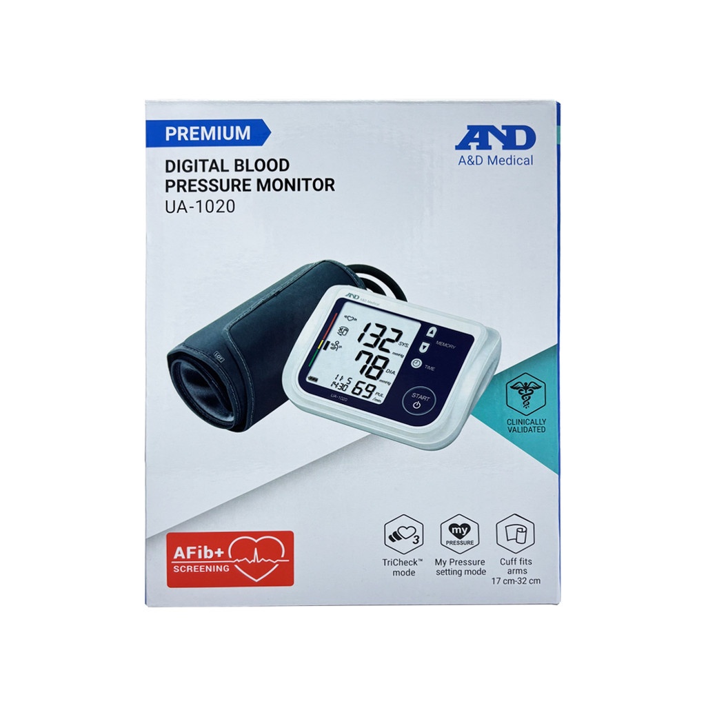 AND Medical UA 1020 Upper Arm Blood Pressure Monitor image