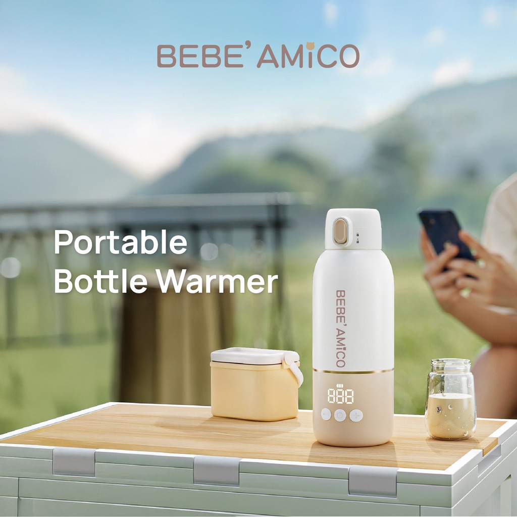 Bebe Amico Stainless Steel Portable Water Warmer 350ml image