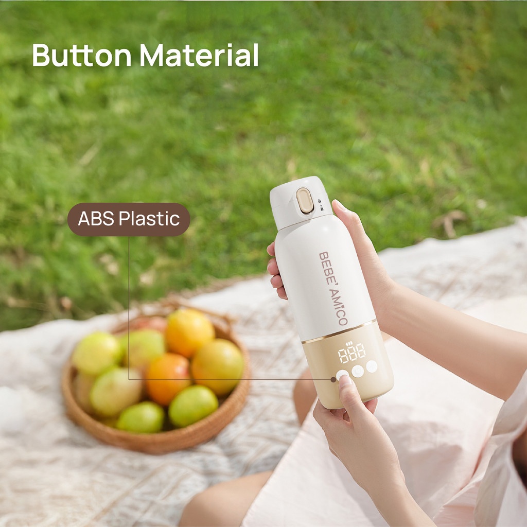 Bebe Amico Stainless Steel Portable Water Warmer 350ml image