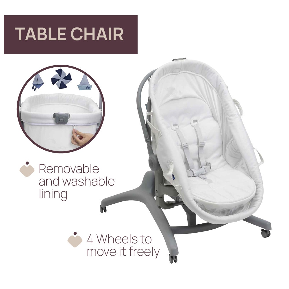 Baby Hug 5 In 1 Pro Baby Crib Katil Newborn image
